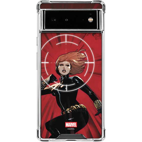 Marvel Black Widow Widowmaker Google Pixel 6 Clear Case